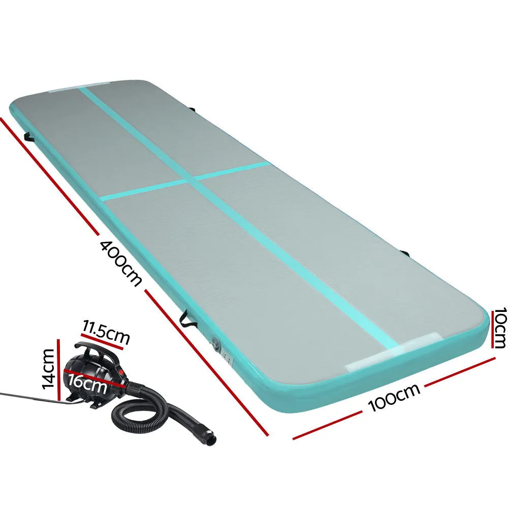 4M Inflatable Air Track Mat with Pump for Gymnastics - Everfit