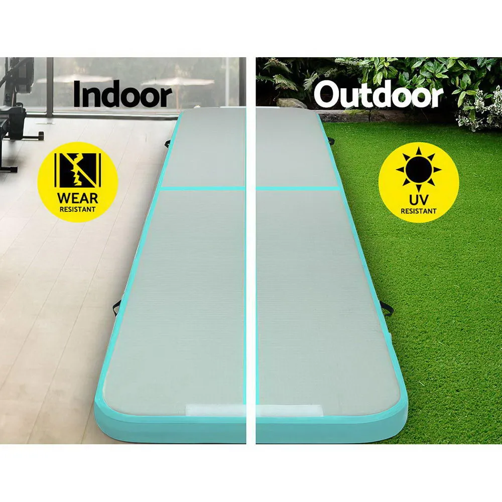 4M Inflatable Air Track Mat with Pump for Gymnastics - Everfit