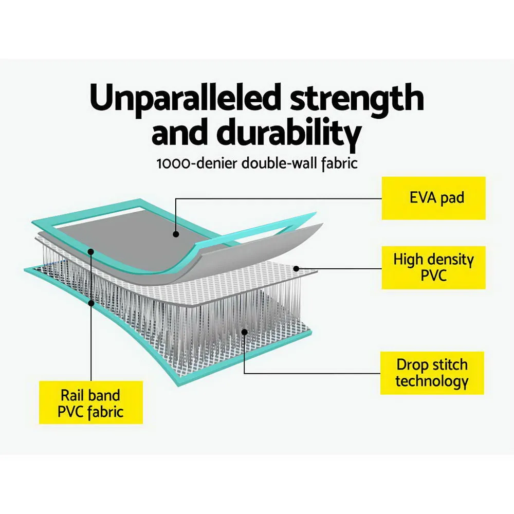 4M Inflatable Air Track Mat with Pump for Gymnastics - Everfit