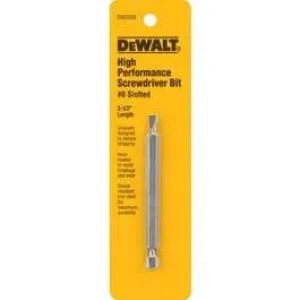 #8 Slotted Power Bit, 3-1/2-In.