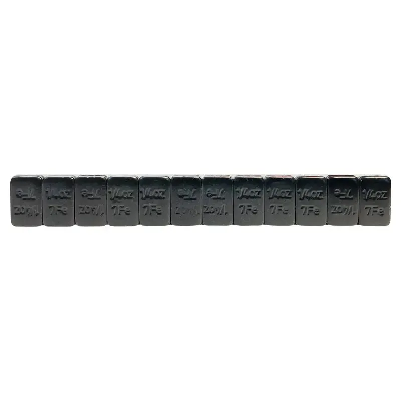 AA 0.25 oz Black Adhesive Wheel Weight (624 pcs /Steel)