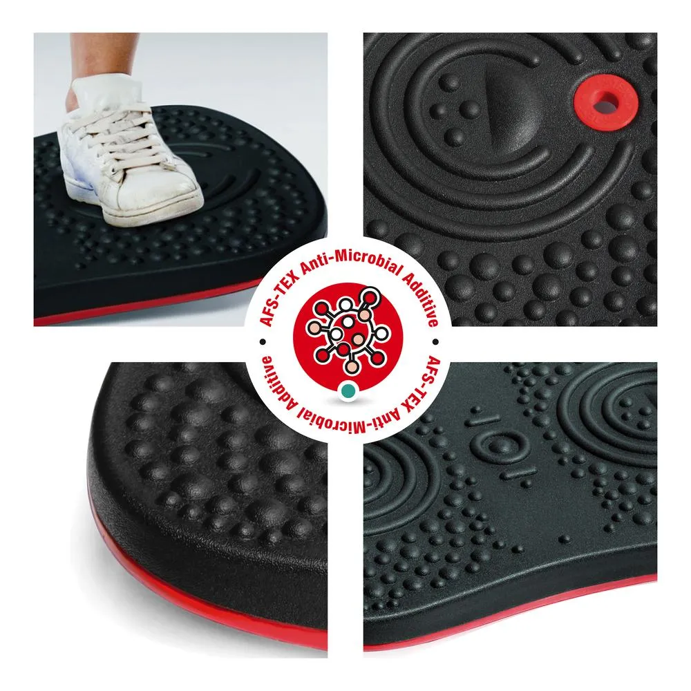 AFS-TEX® Active Anti-Microbial Exercise Wobble Balance Board - Improve Core Strength and Posture