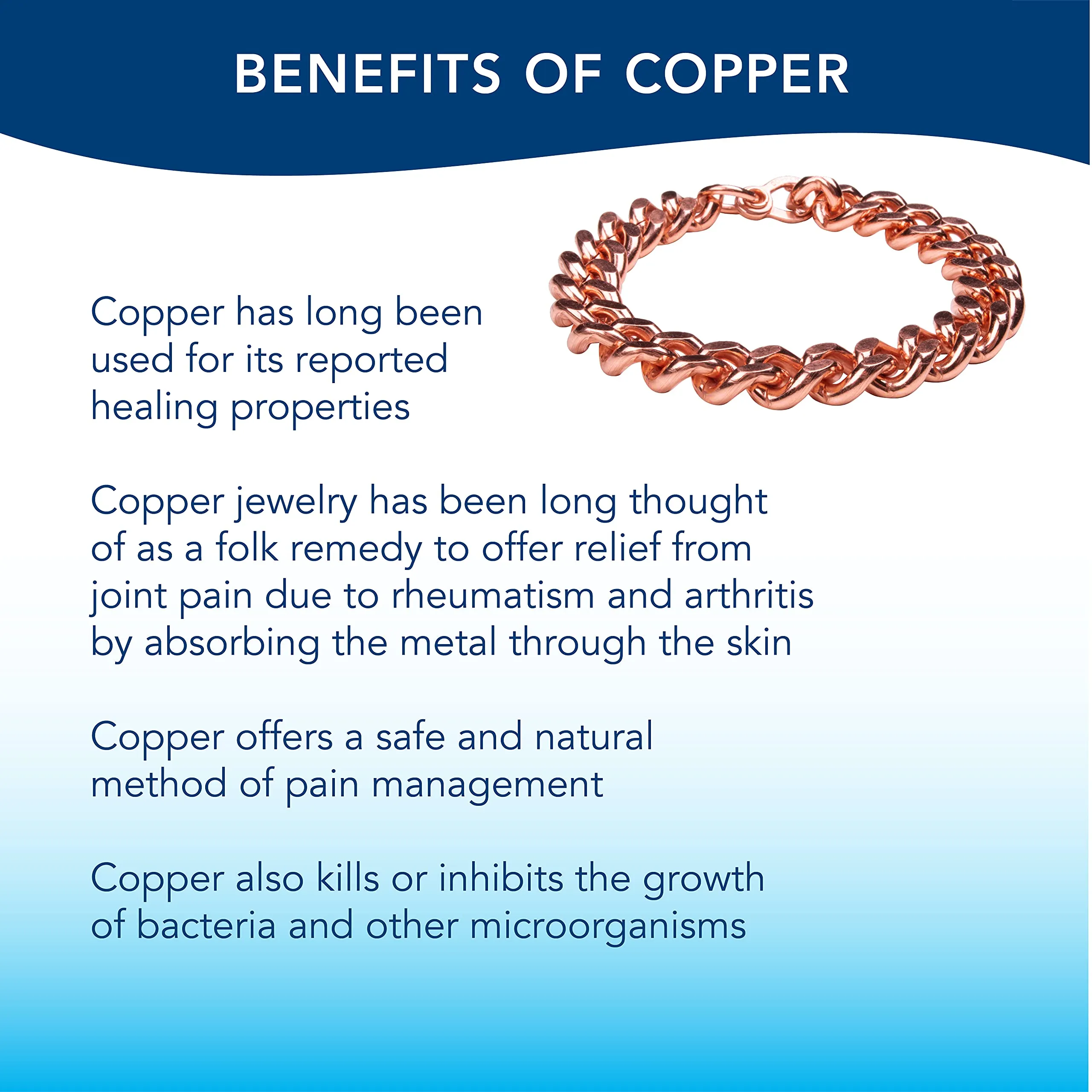 Apex Copper Bracelet Wide Link Size 9", Burnished Copper, Folk Remedy Used for Easing Joint Pain & Stiffness Due to Rheumatism and Arthritis, One Size Fits All