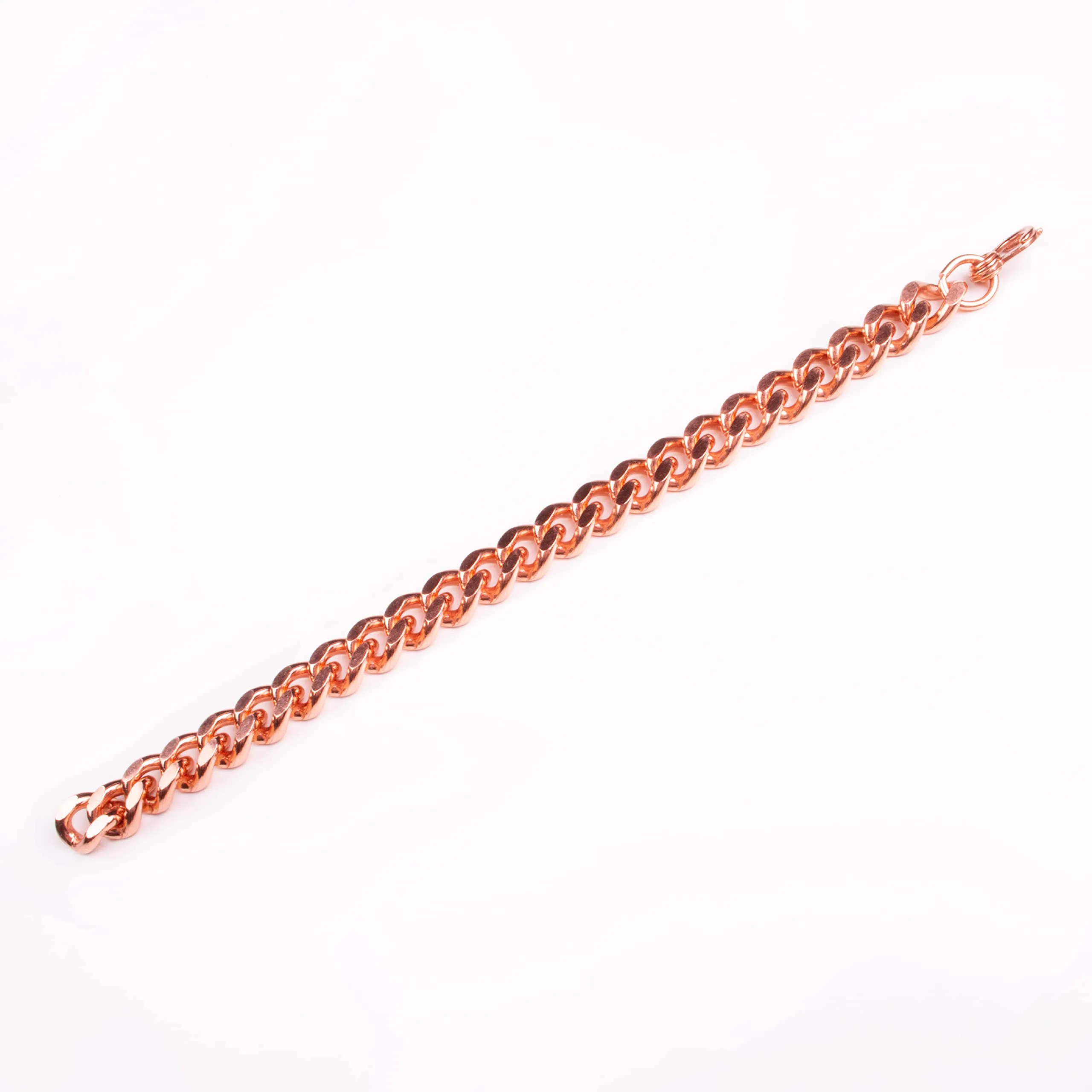 Apex Copper Bracelet Wide Link Size 9", Burnished Copper, Folk Remedy Used for Easing Joint Pain & Stiffness Due to Rheumatism and Arthritis, One Size Fits All