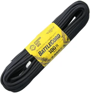 Atwood Rope MFG BattleCord Black 100 ft BC100S01 - BLACK
