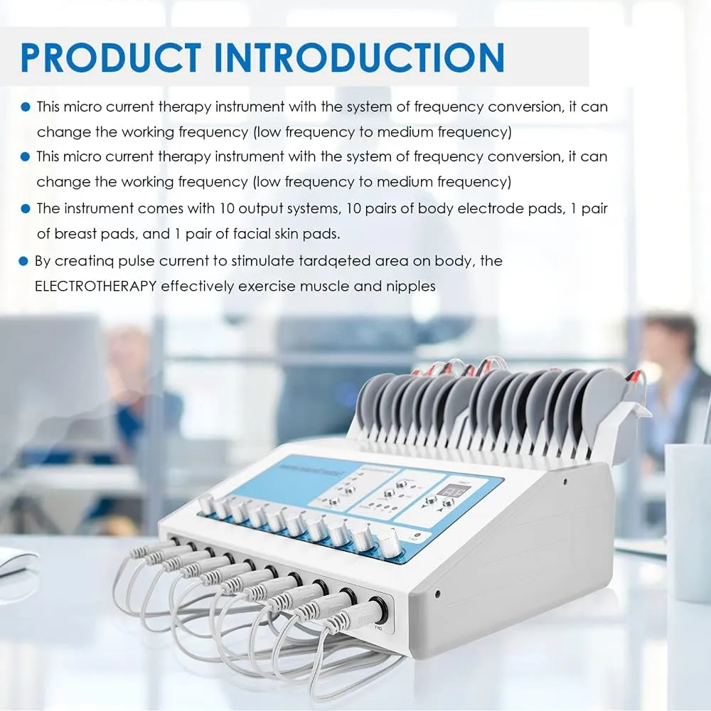 Body Slimming Equipment Electric Muscle Stimulator Electrode Muscle Stimulation Instrument (Round)