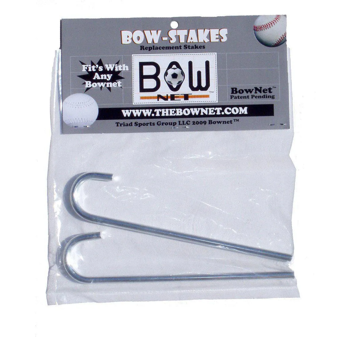 Bownet 6" Metal Portable Soccer Goal Anchoring Stakes