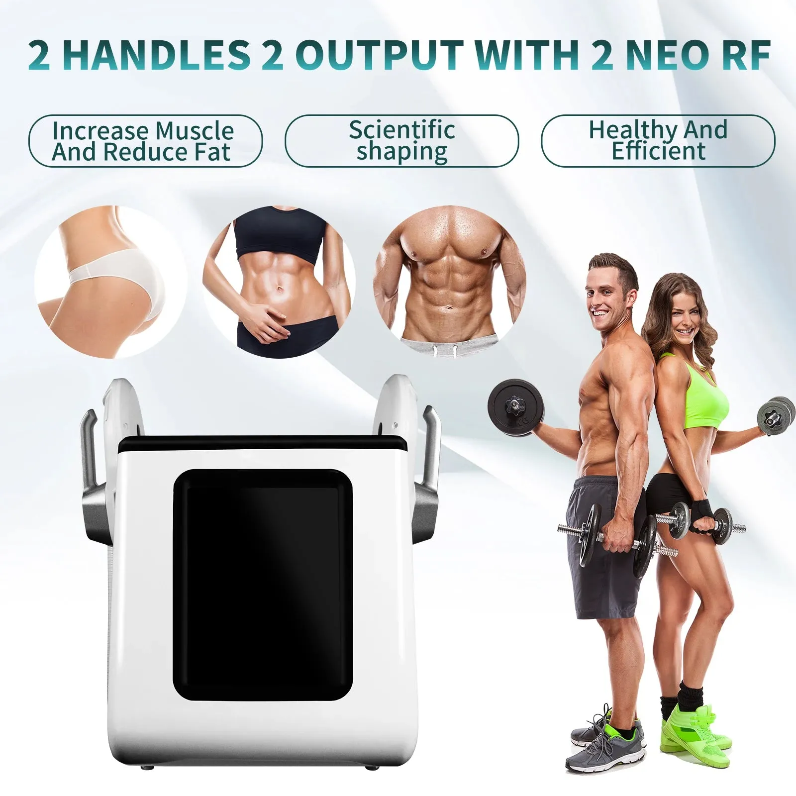 Build Muscle with Portable Electromagnetic Slim EMS NEO Body Sculpting Machine | Emslim NEO Machine I Model 	A0247