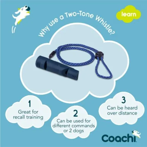 Coachi Navy Two-Tone Training Whistle