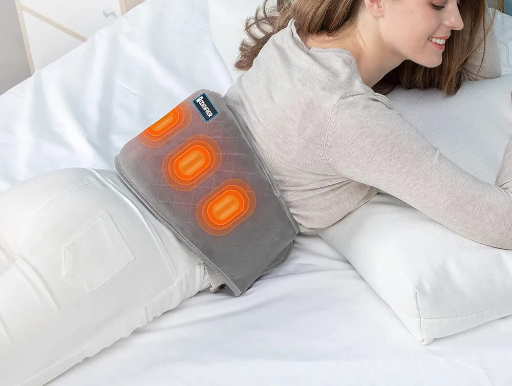 Comfier Heating Pad Back Pain massager, gray