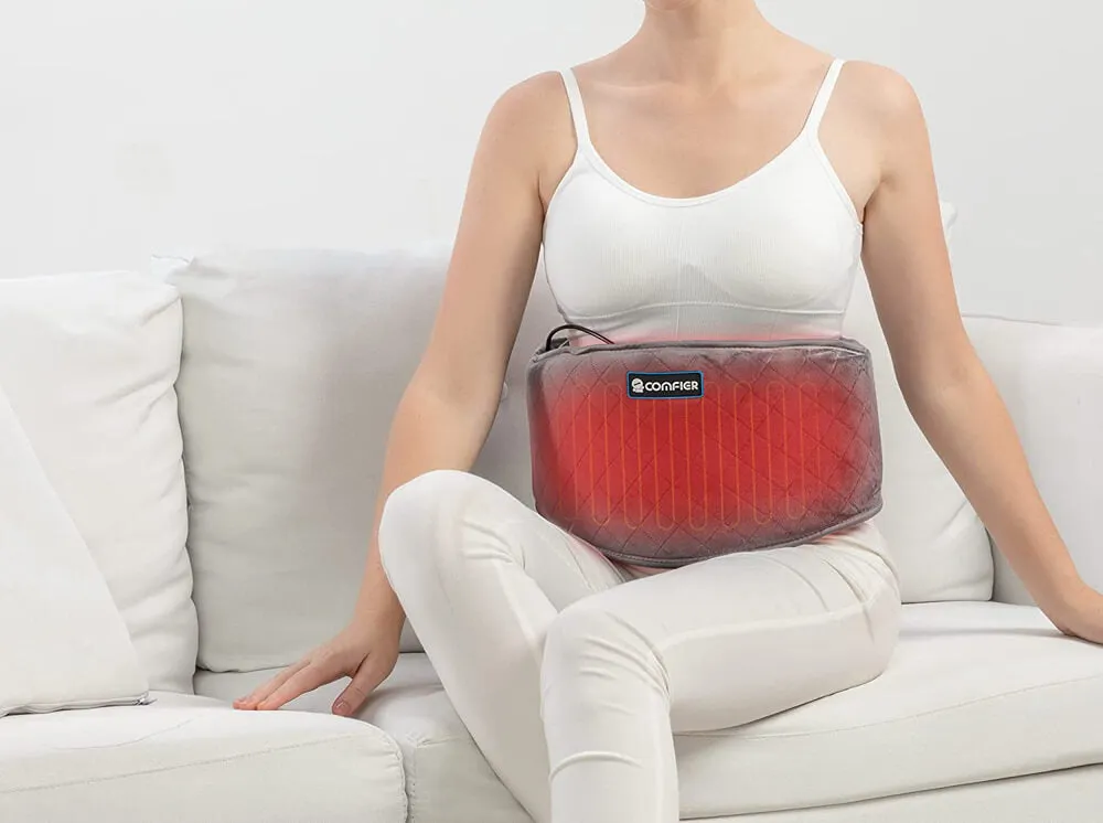 Comfier Heating Pad Back Pain massager, gray