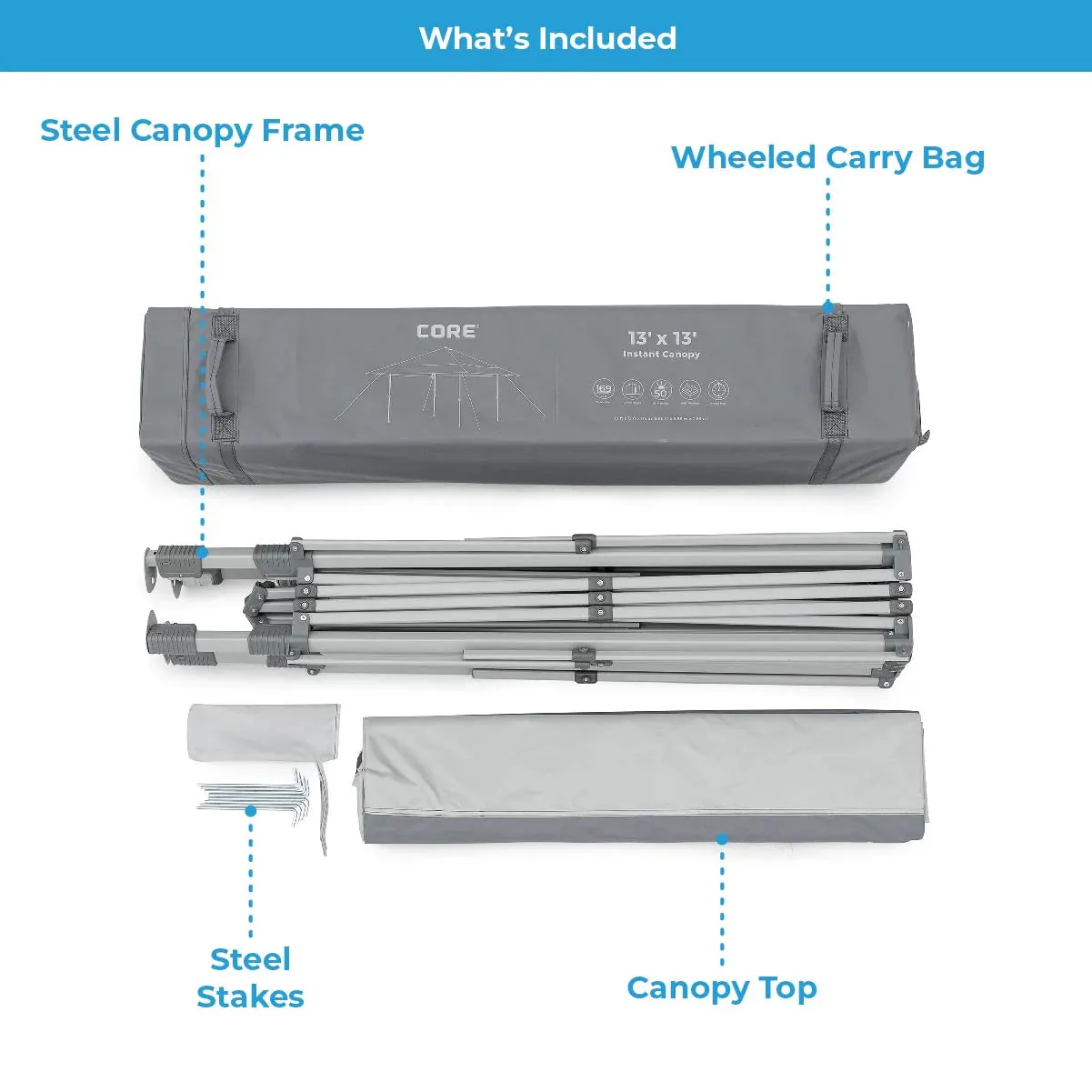 CORE EQUIPMENT Instant Canopy