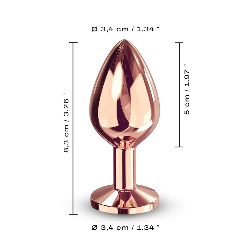 Dorcel Diamond Butt Plug - Rose Gold