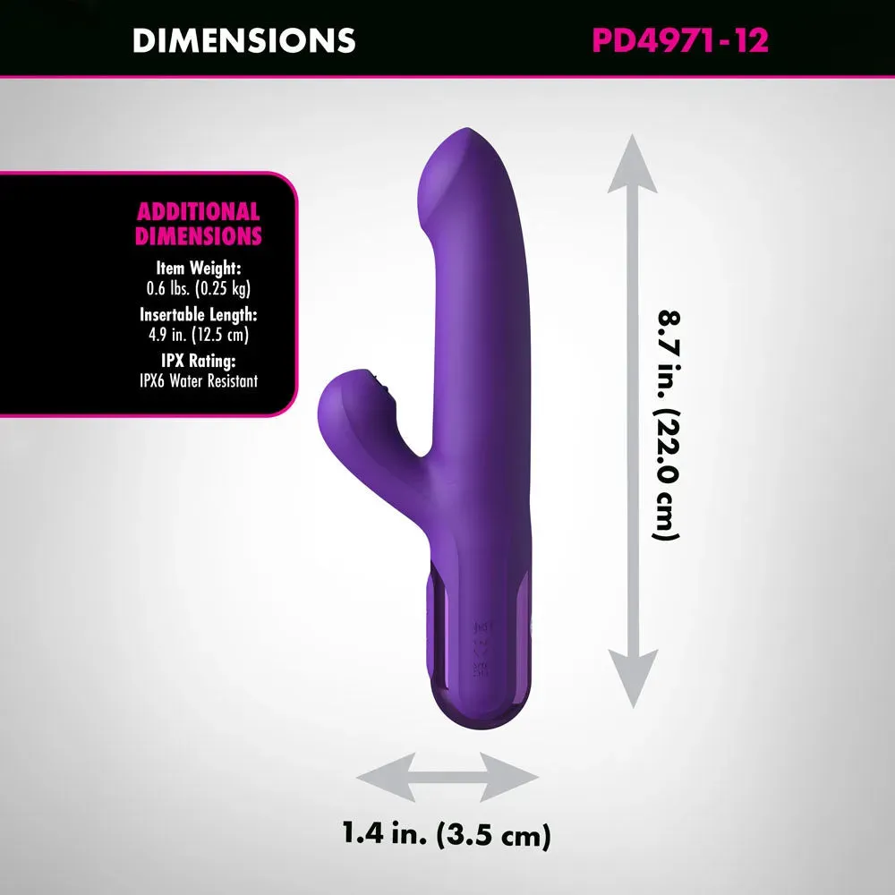 Fantasy For Her Super SoniX Thruster -  USB Rechargeable Thrusting Rabbit Vibrator