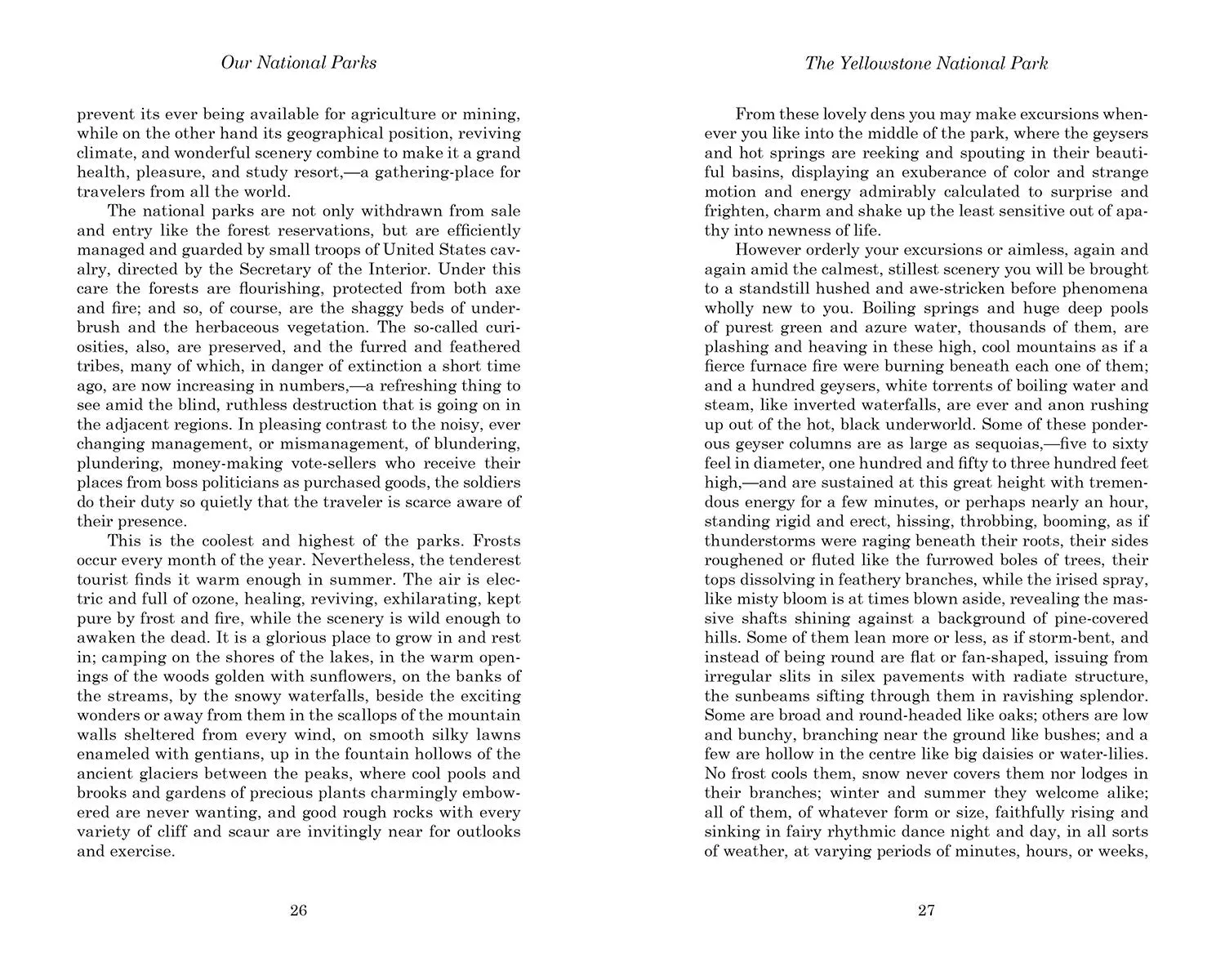 John Muir :: Our National Parks Hardcover Book