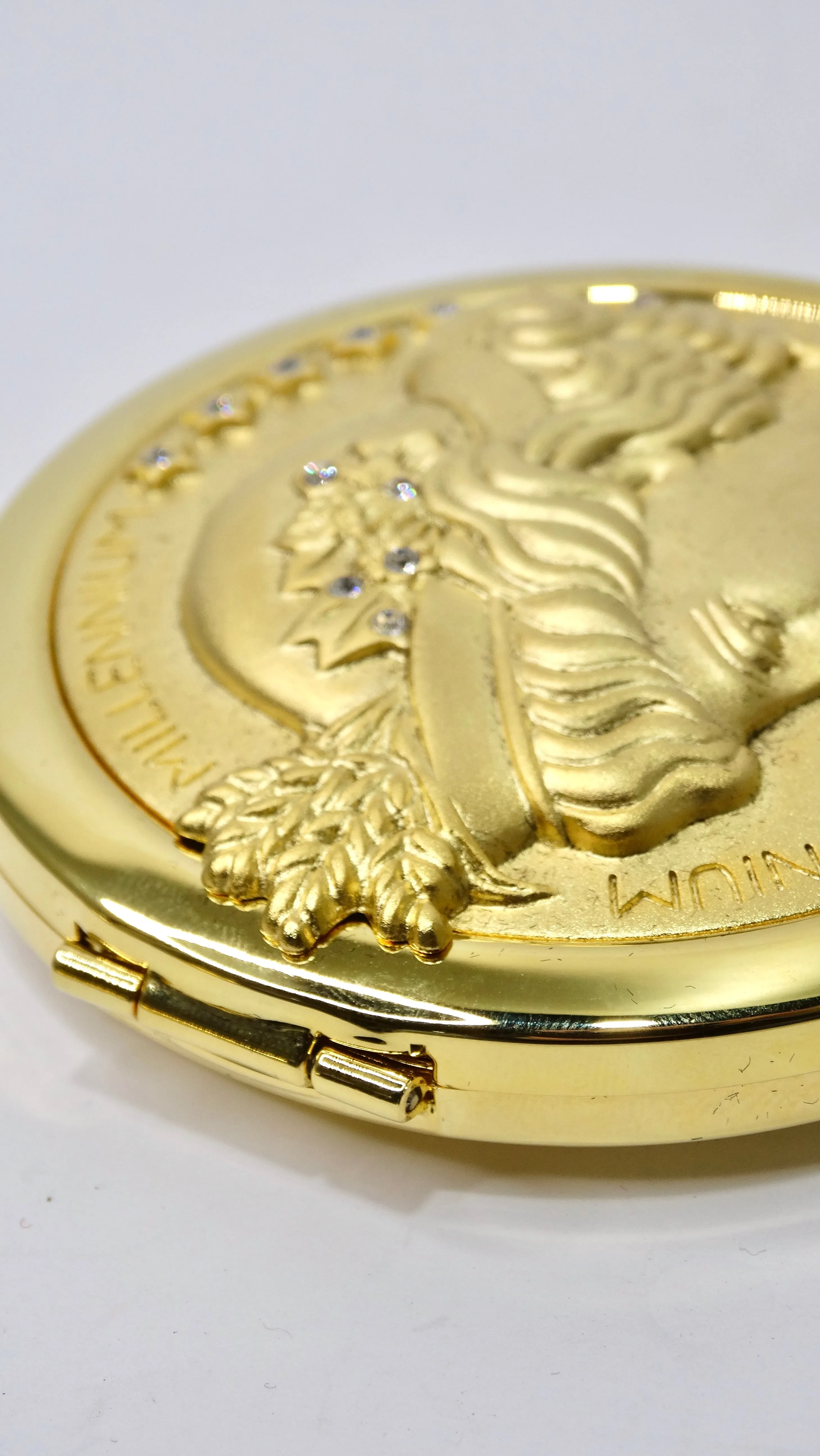 Lady Liberty Millennium Coin Mirror Compact