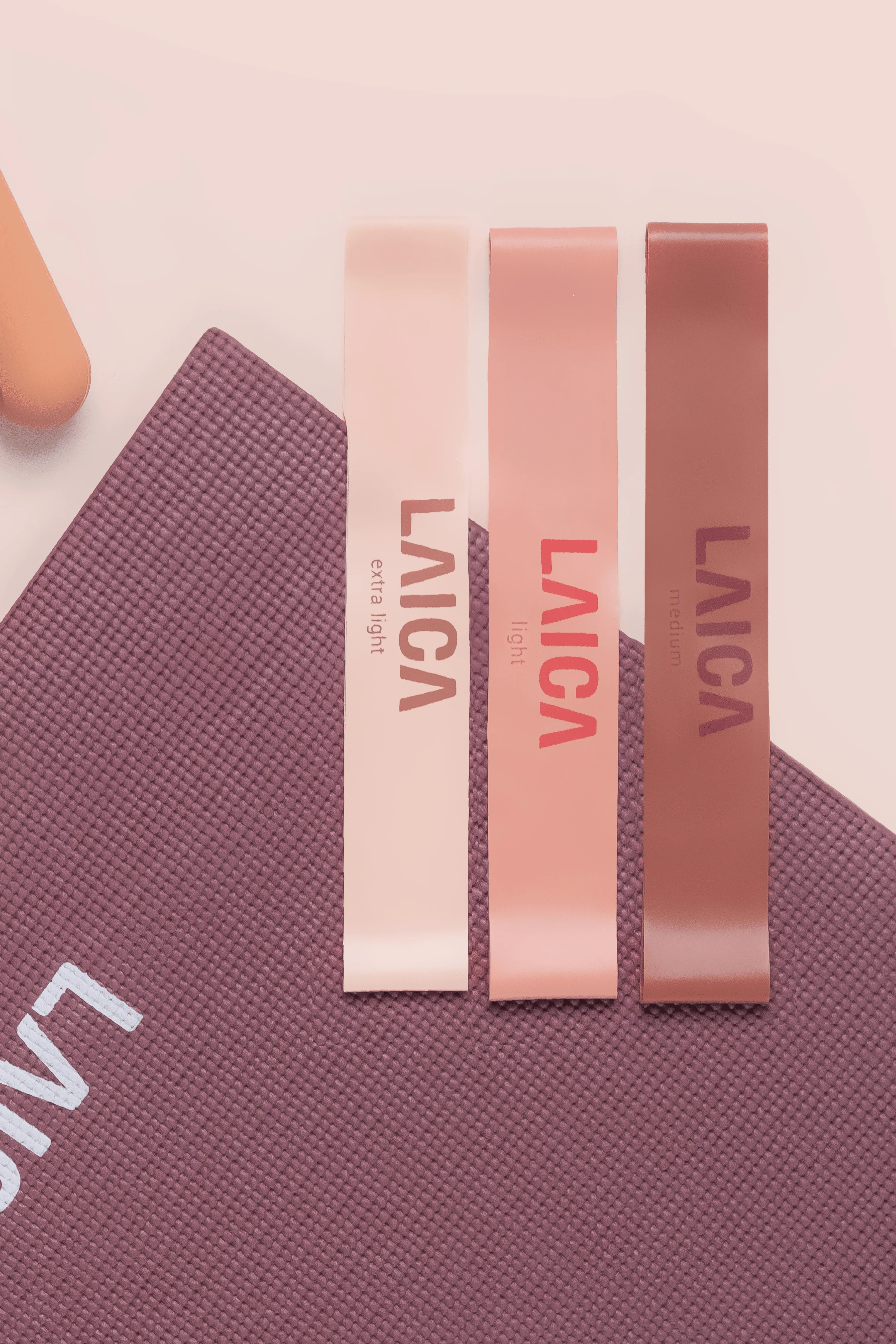 LAICA Resistance Loop Bands - Light Pink