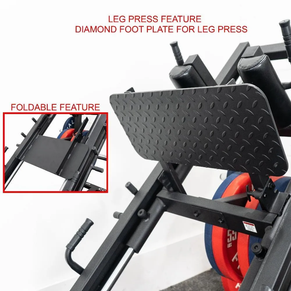 Leg Press - Hack Squat Combo Machine
