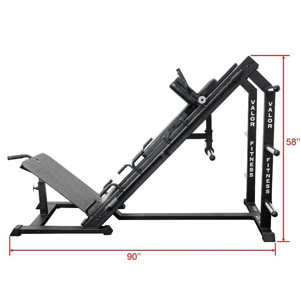 Leg Press - Hack Squat Combo Machine