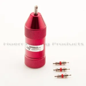 Longacre - Billet Valve Core Stem Tool w/Core Storage