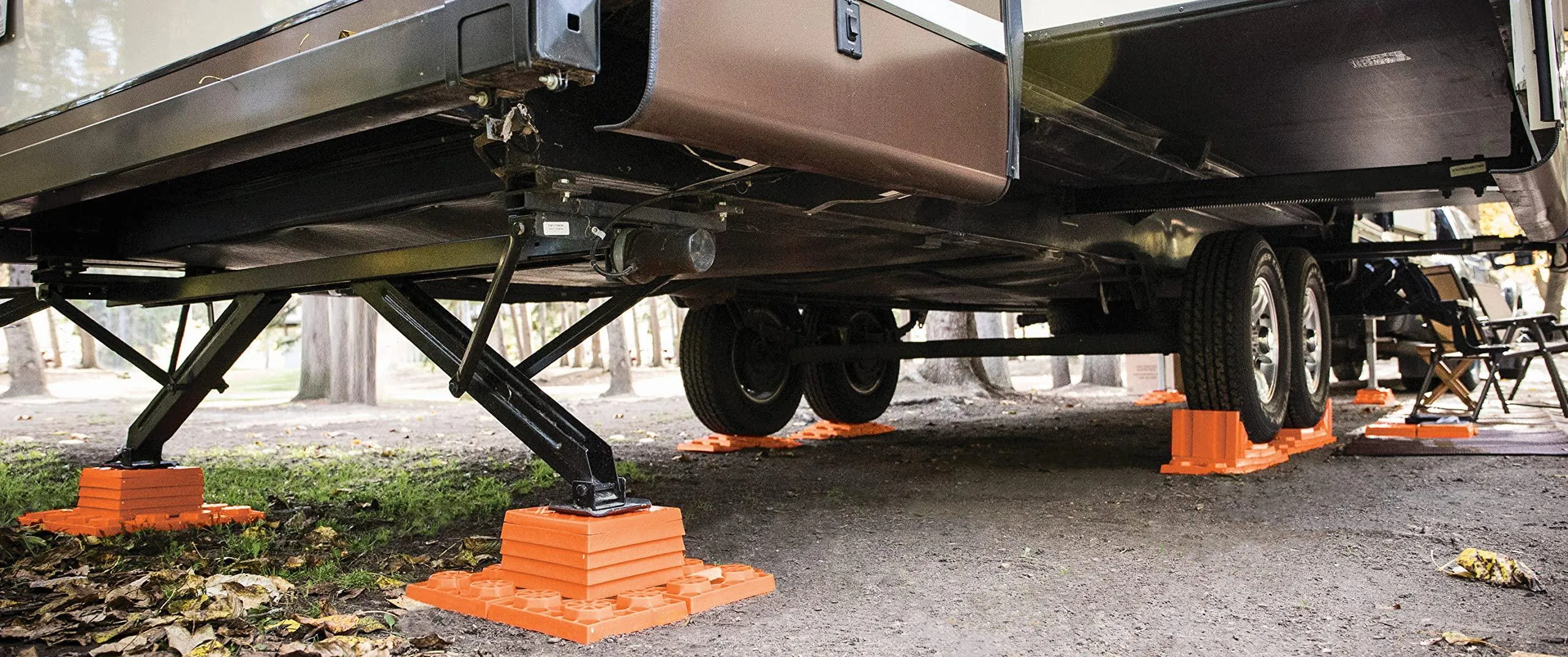 Lynx Leveler for RV Leveling Block with Nylon Storage Case, (Pack of 10)