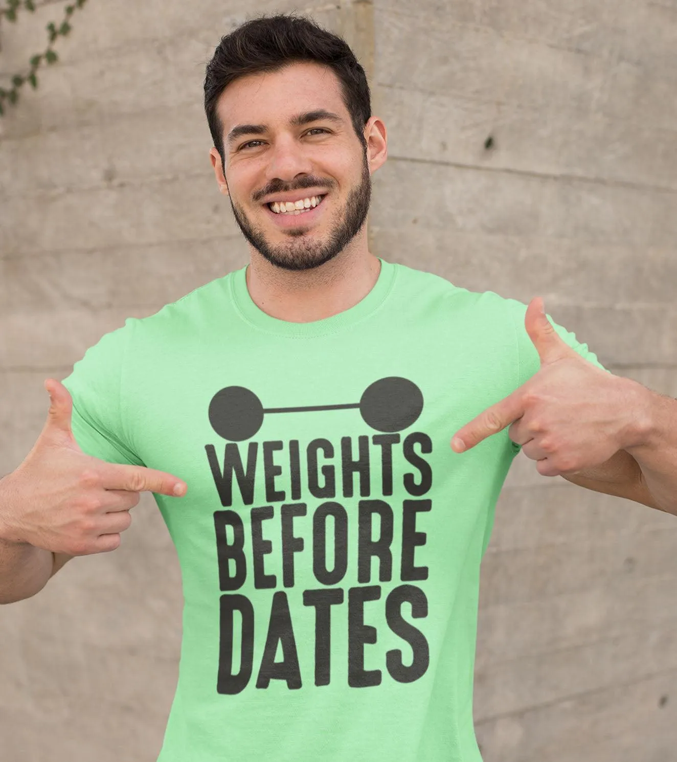 Men's "Weights Before dates" T-Shirt