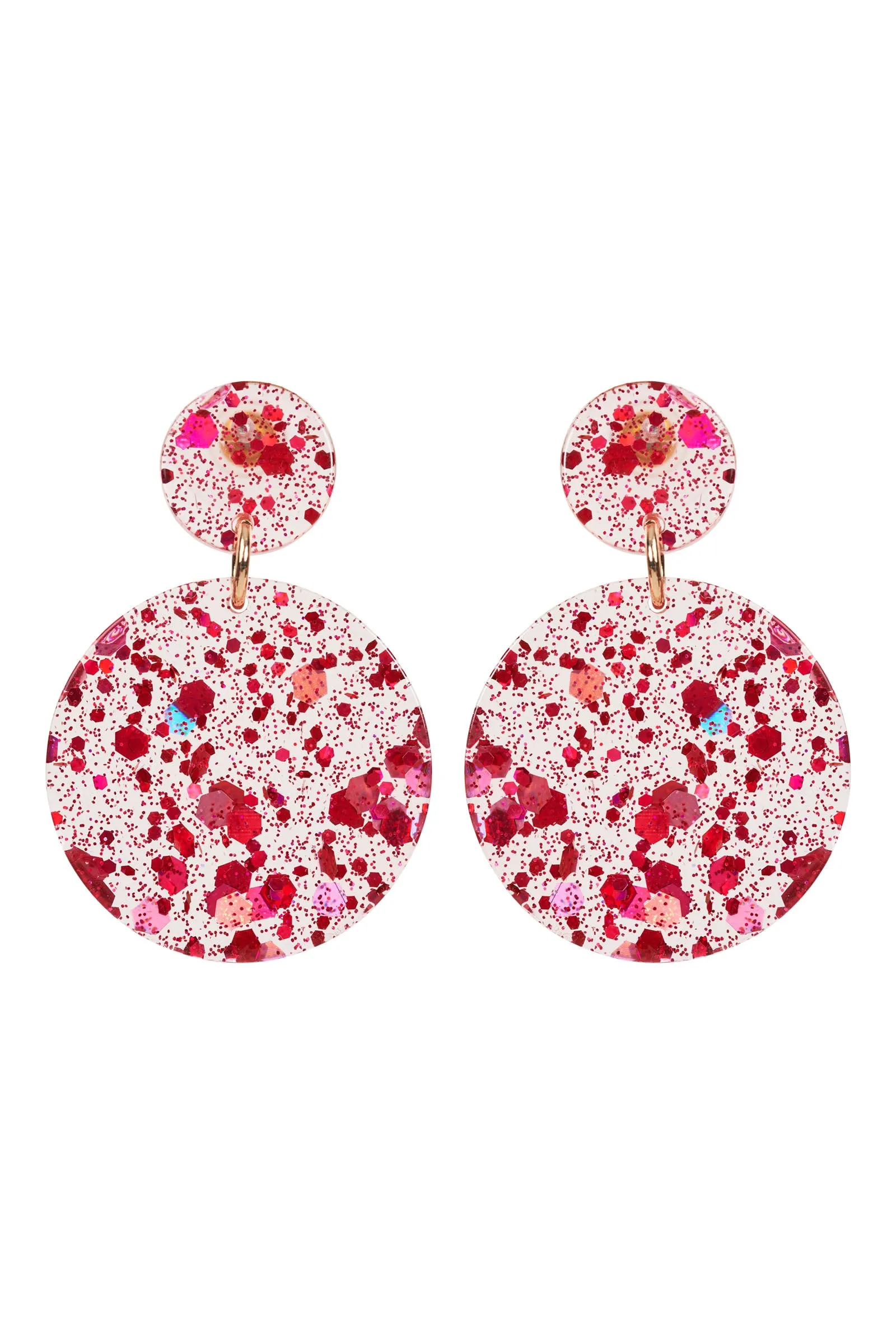 Merry Earring - Raspberry