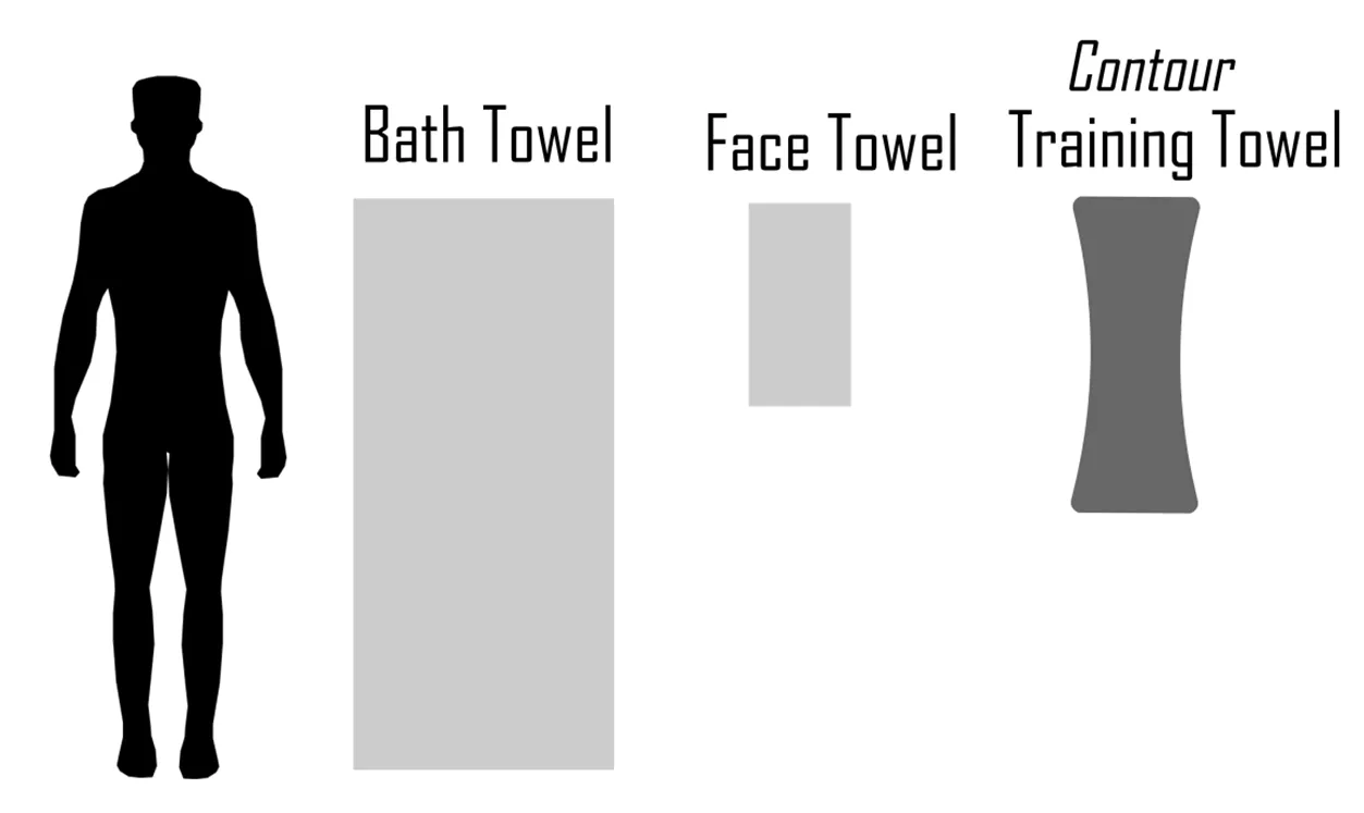 Microfibre Training Towel by Contour BASIC -