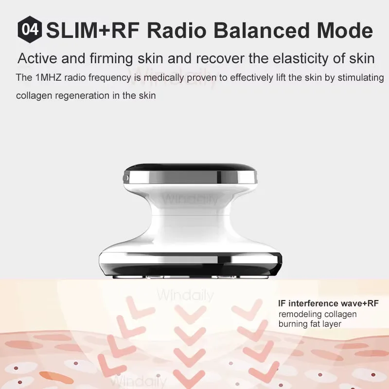Multi-Mode EMS & RF Slimming System with LED Light Therapy for Skin Tightening & Cellulite Reduction