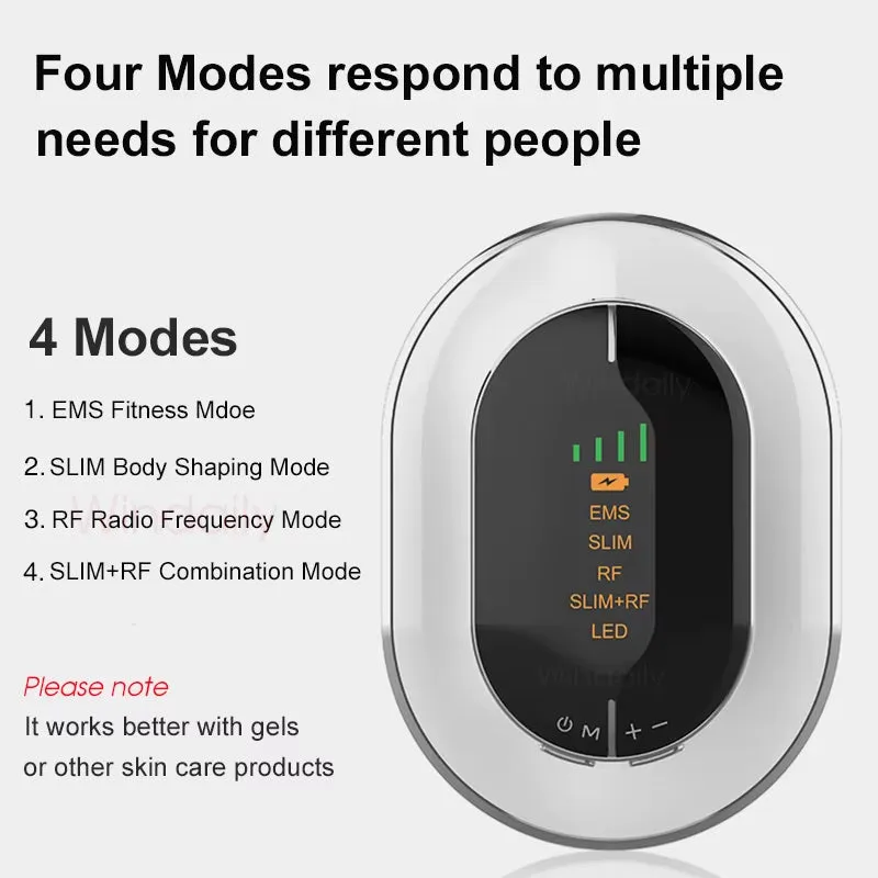 Multi-Mode EMS & RF Slimming System with LED Light Therapy for Skin Tightening & Cellulite Reduction