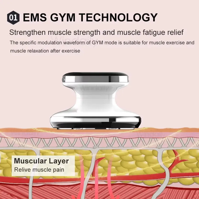 Multi-Mode EMS & RF Slimming System with LED Light Therapy for Skin Tightening & Cellulite Reduction