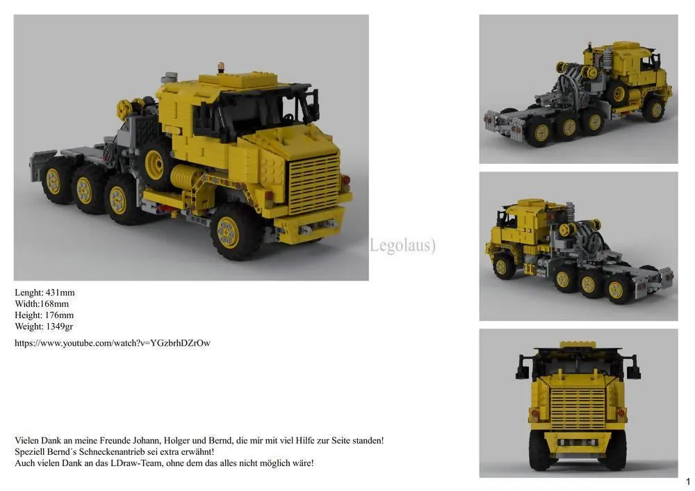 Oshkosh M1070 U.S. Army HET (Heavy Equipment Transporter)