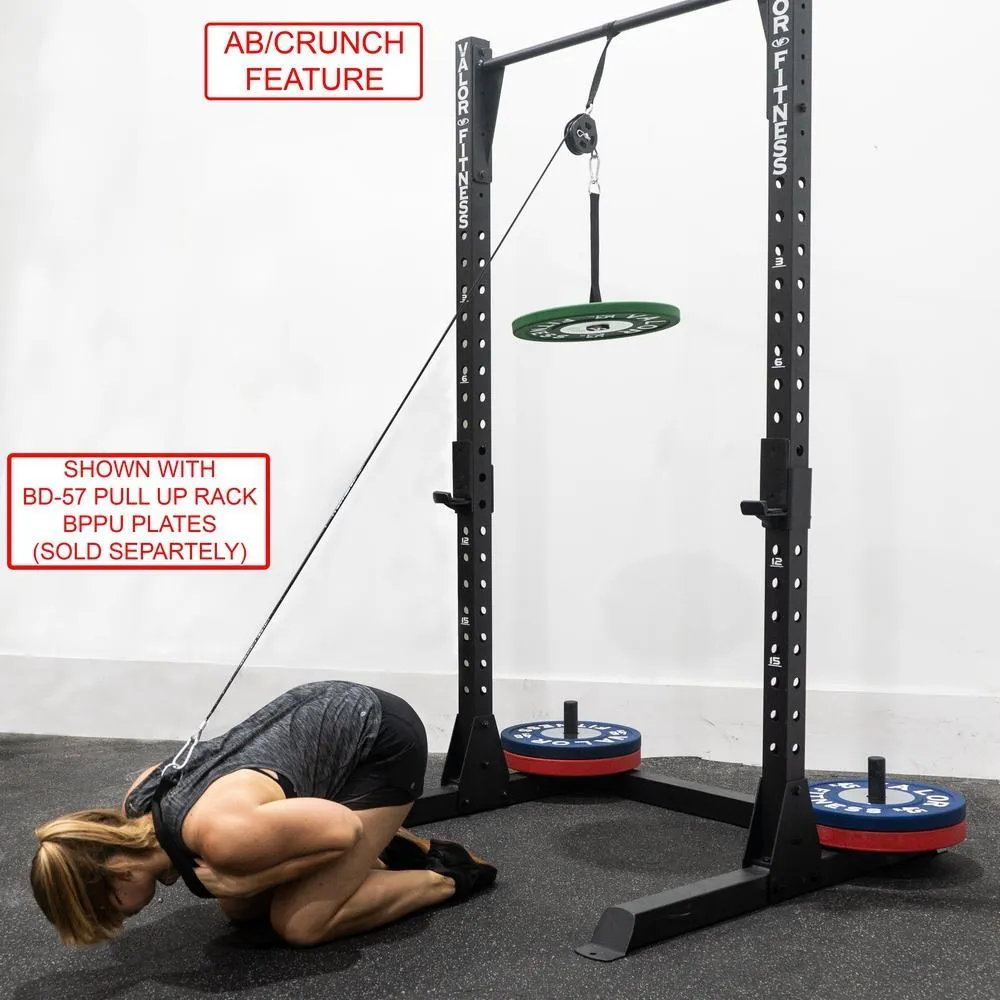 Portable Cable Pulley Station w/ Attachment Bundle