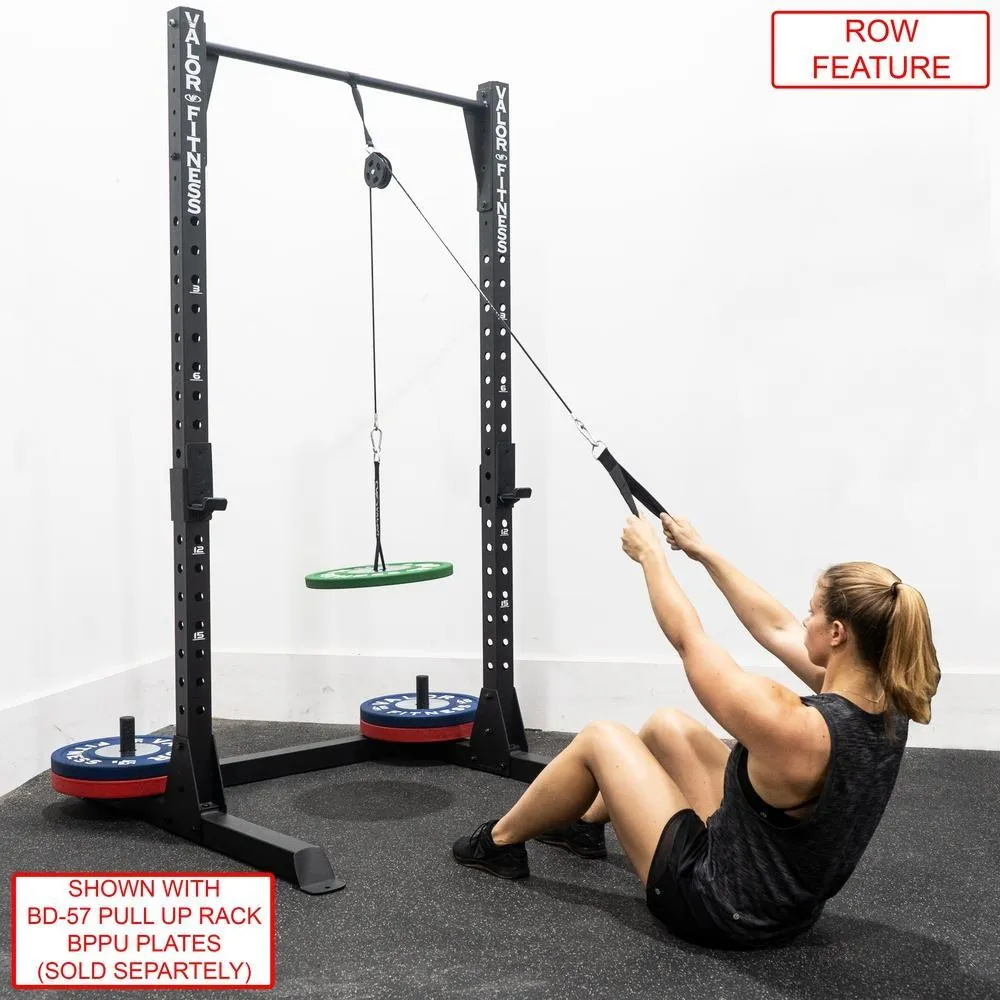 Portable Cable Pulley Station w/ Attachment Bundle