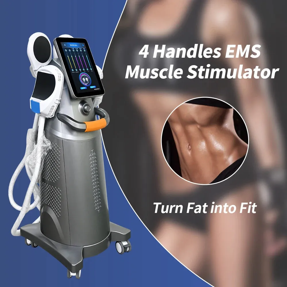 Professional Emslim Neo 4 Handle RF Muscle Sculpting Machine - Advanced Electronic Muscle Stimulation