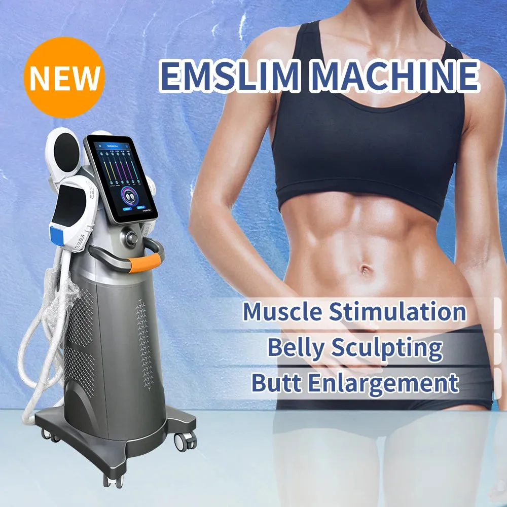 Professional Emslim Neo 4 Handle RF Muscle Sculpting Machine - Advanced Electronic Muscle Stimulation