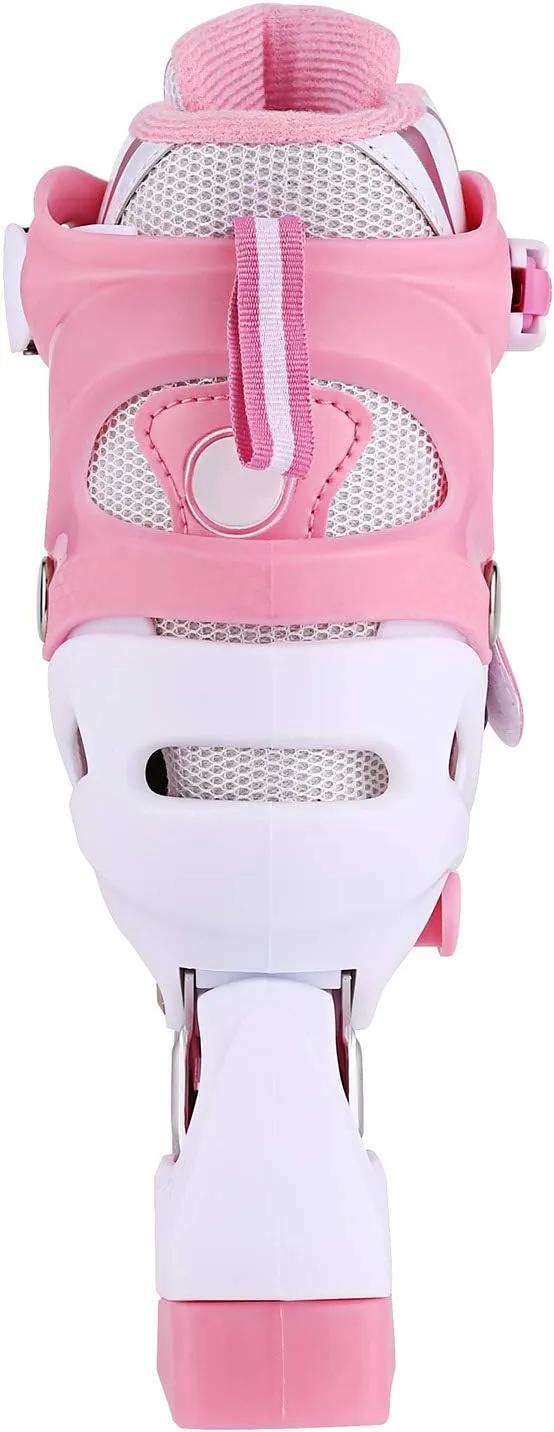 Rollers Fille WeSkate Ajustables pour enfants  - Roller Rose - Roller Bleu | Fitnessterapy