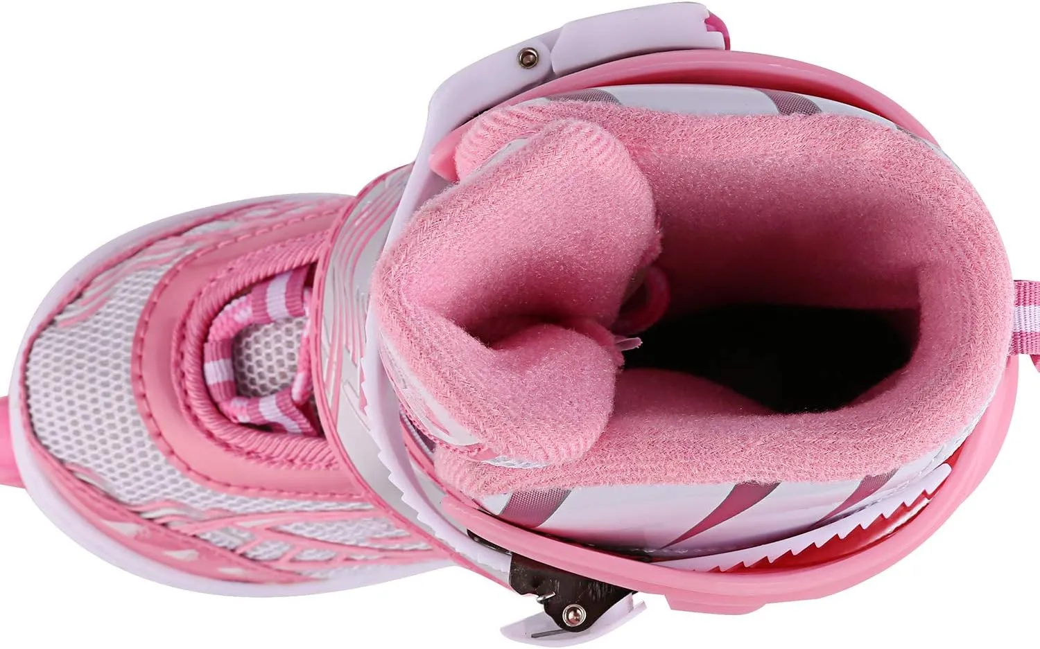 Rollers Fille WeSkate Ajustables pour enfants  - Roller Rose - Roller Bleu | Fitnessterapy