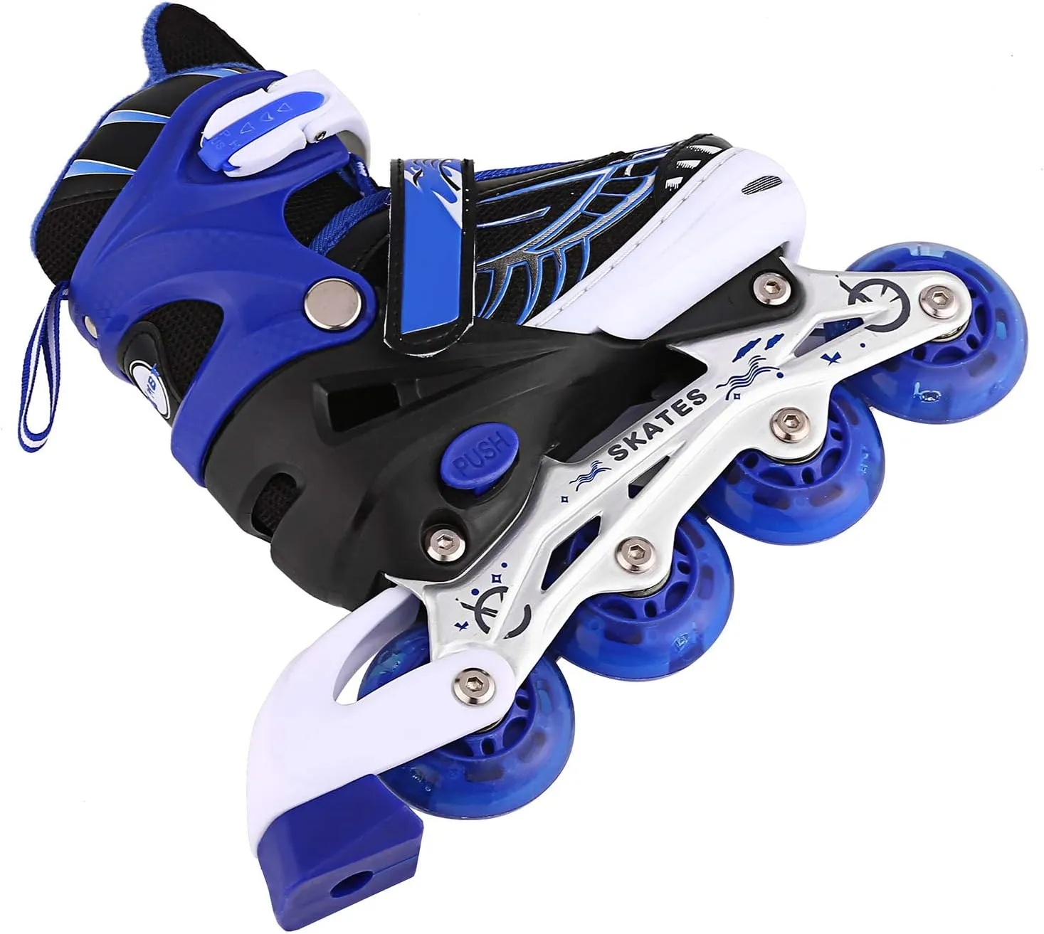 Rollers Fille WeSkate Ajustables pour enfants  - Roller Rose - Roller Bleu | Fitnessterapy