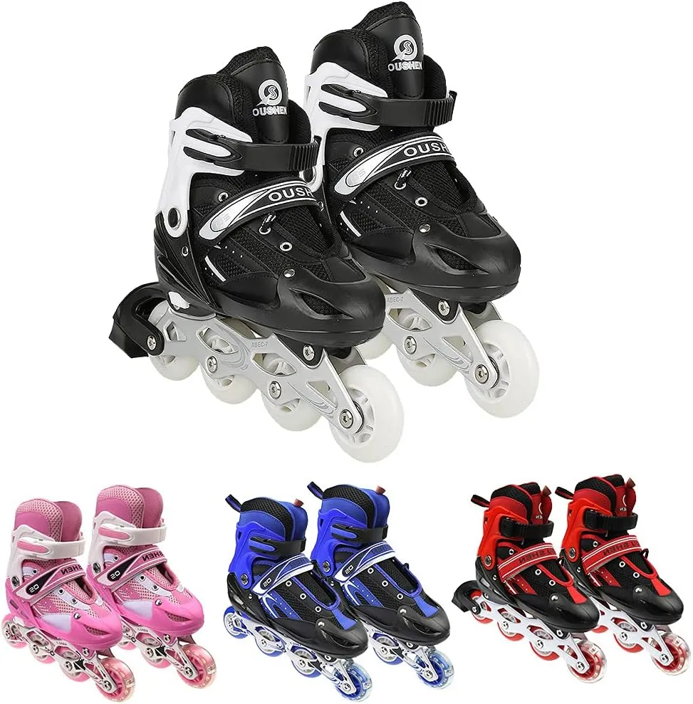 Rollers  Taille Rglable Patins pour Enfants, Adolescents, Adultes, Dbutants Fitnessterapy