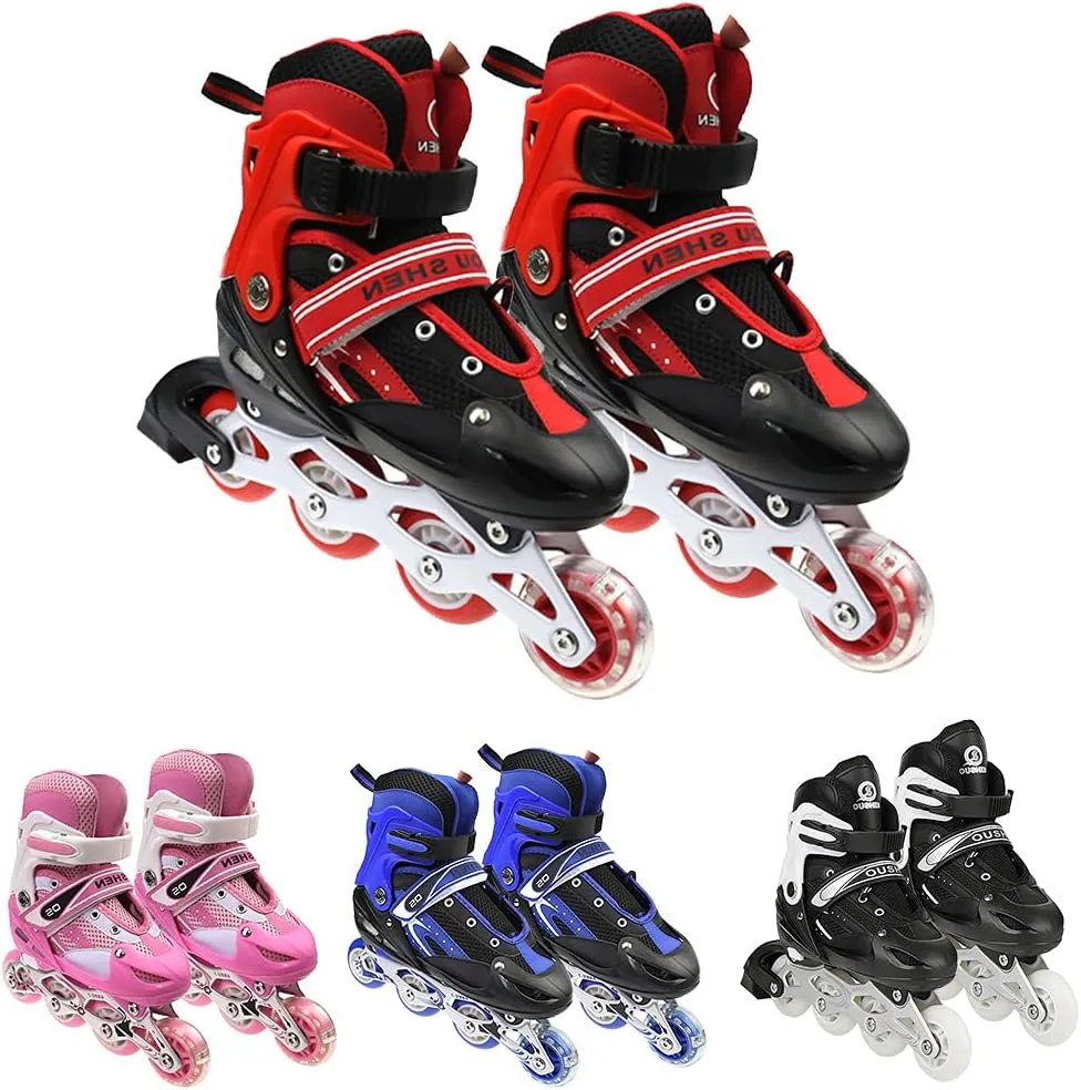 Rollers  Taille Rglable Patins pour Enfants, Adolescents, Adultes, Dbutants Fitnessterapy