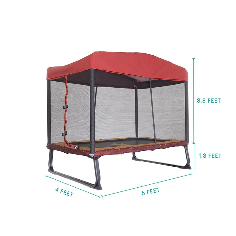 Skywalker Trampolines 6' x 4' Winnie the Pooh Rectangle Mini Trampoline