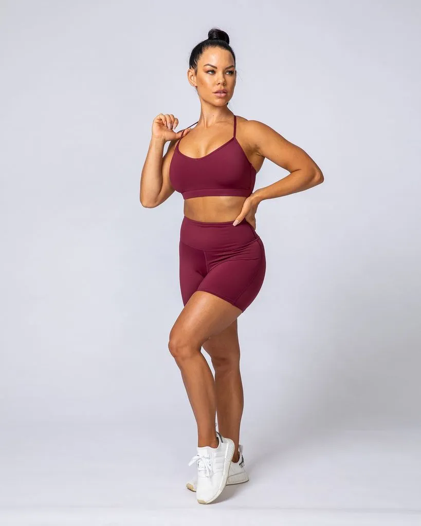 Superior Squat Bike Shorts - Wine