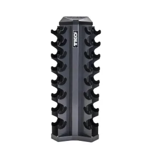 TKO 826VDR8-SM 8 Pair Vertical Dumbbell Rack For Hex Dumbbells