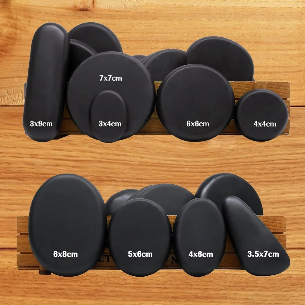 Tontin Hot Stone Massage Set Heater Box Relieve Stress Back Pain