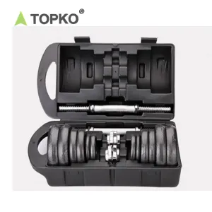 TOPKO Adjustable Dumbbell Weight Set with carrying case-Exercise & Workout Equipment