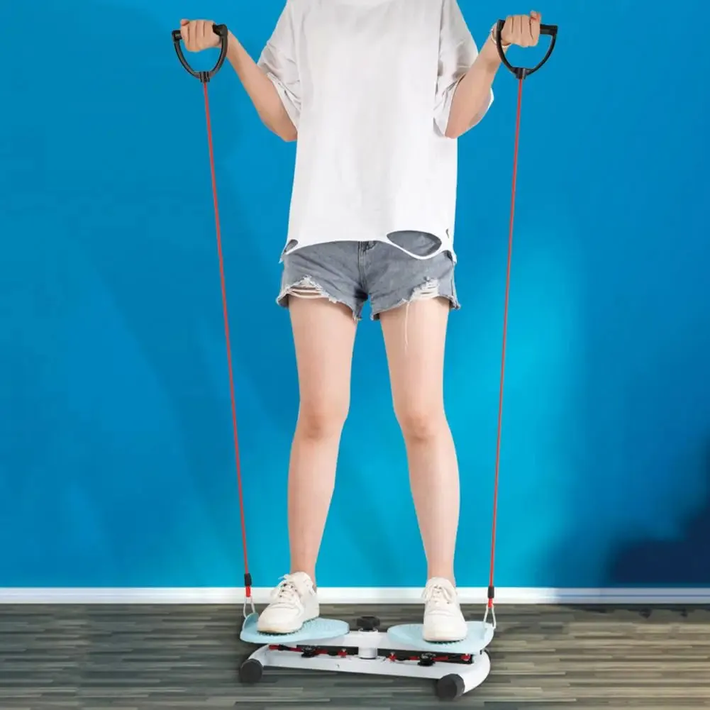 Waist Twister Board for Home  300LB Capacity Ab Workout Machine with Resistance Bands, Quiet Core Training & Anti-Slip Base (Portable)