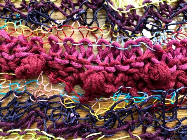 Wine Country shawl pattern
