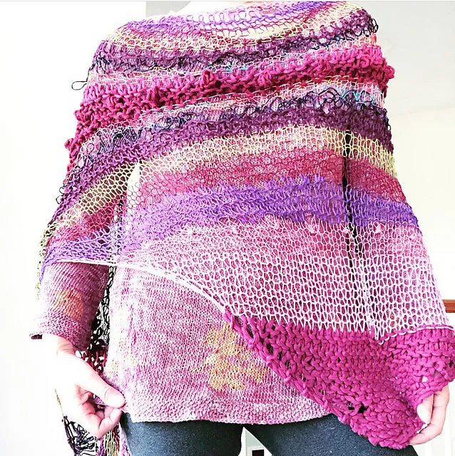 Wine Country shawl pattern