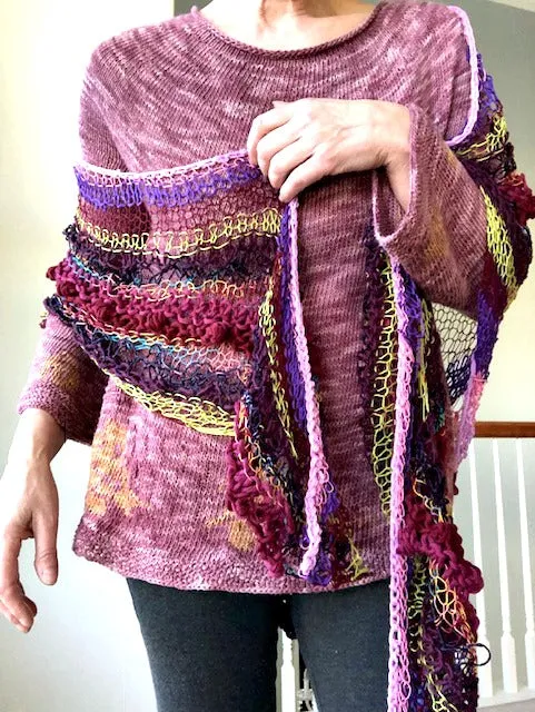 Wine Country shawl pattern